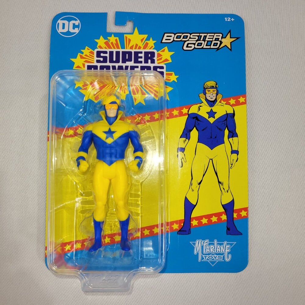 DC Super Powers 4.5" Booster Gold Action Figure MOC by McFarlane Toys